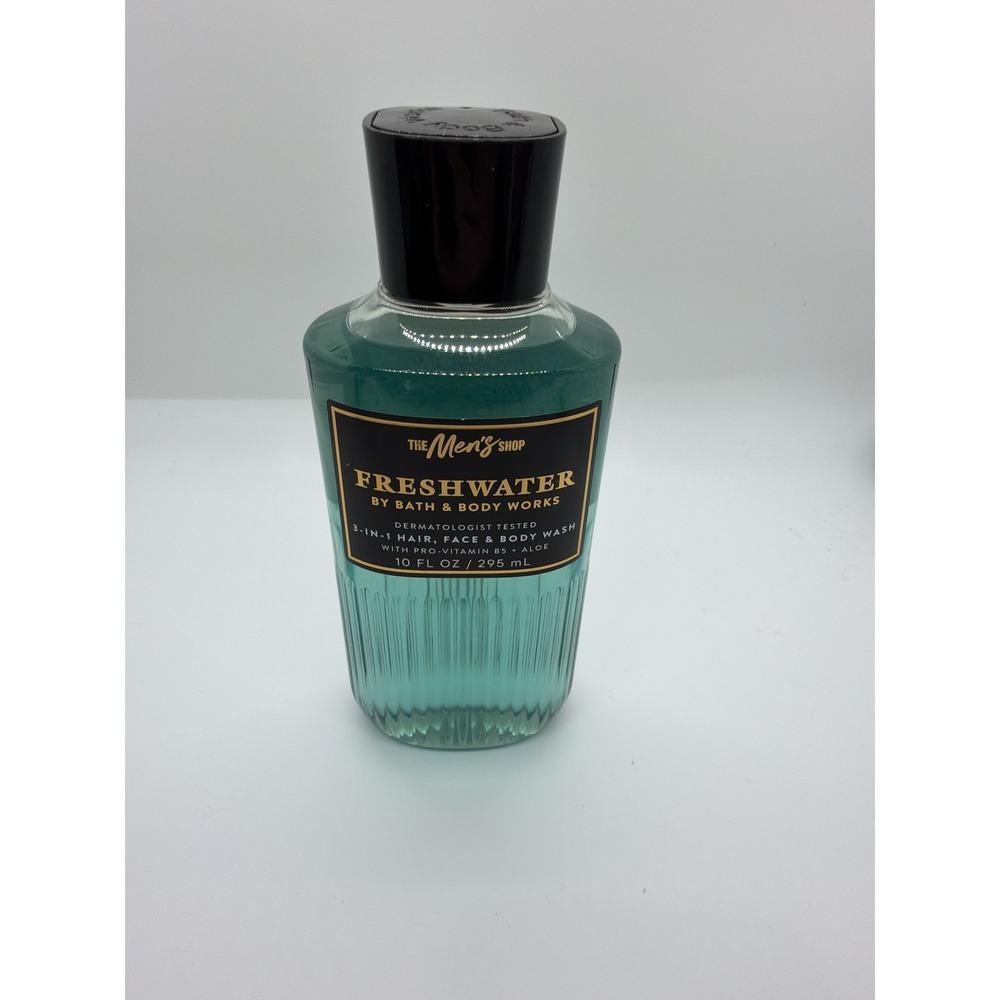 Bath and Body Works Men Freshwater 3-in-1 Hair Face Body Wash 10oz New